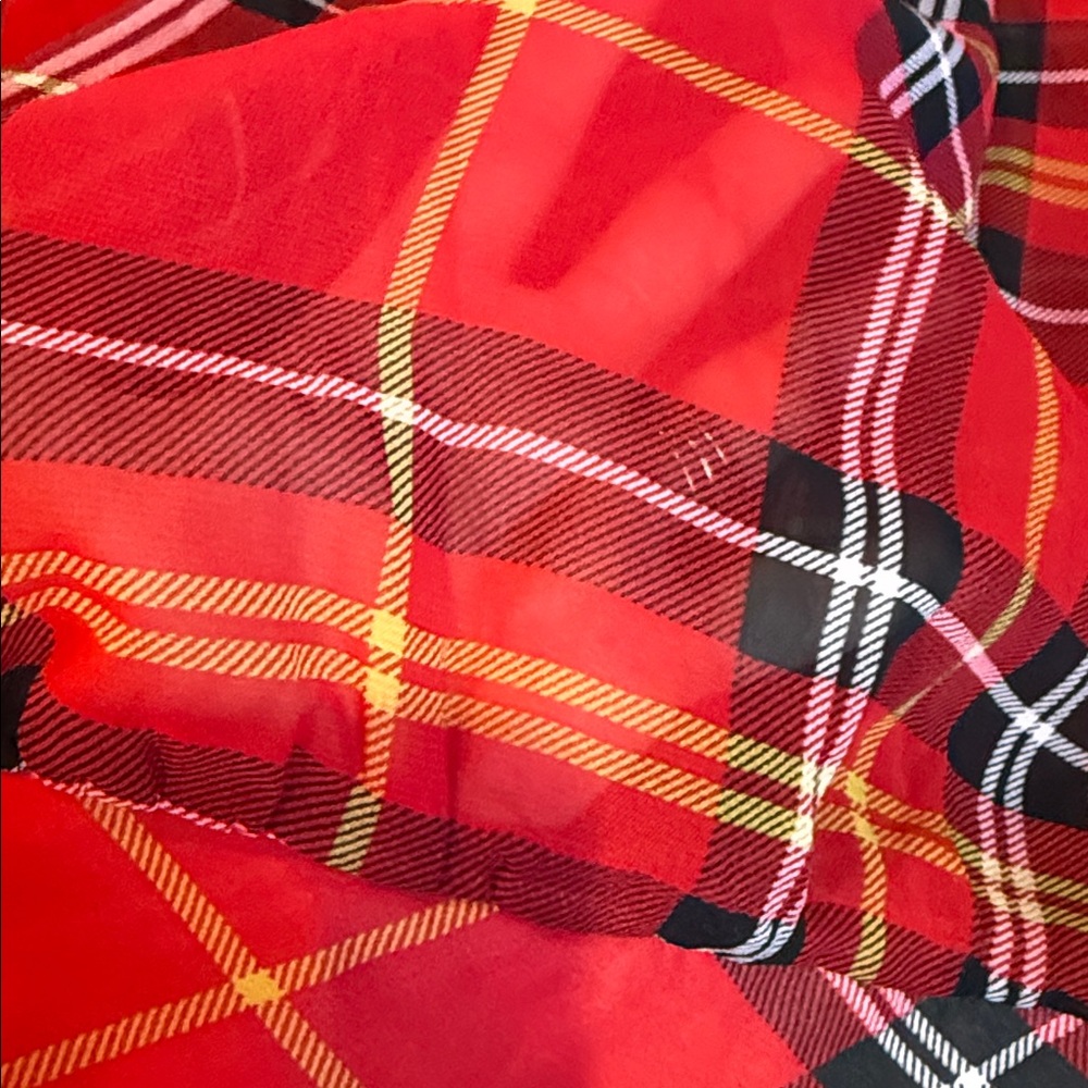 New York & Company Plaid Blouse (XL). - Picture 3 of 10